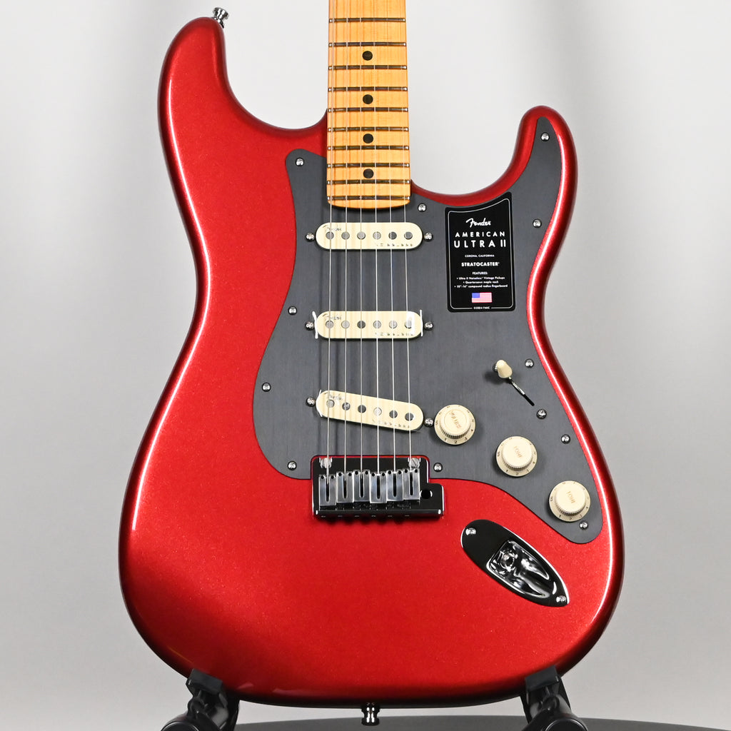 Fender American Ultra II Stratocaster w/ Maple Fingerboard- Sinister Red (US240028895)