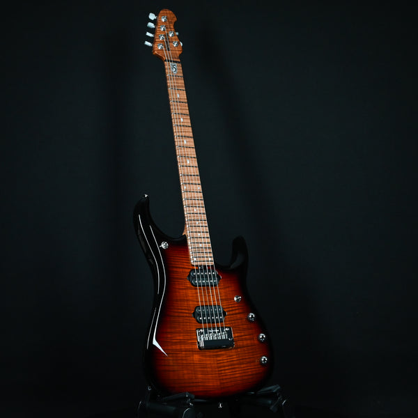 Ernie Ball Music Man JP15 Electric Guitar - Tiger Eye Flame Top (H05849)