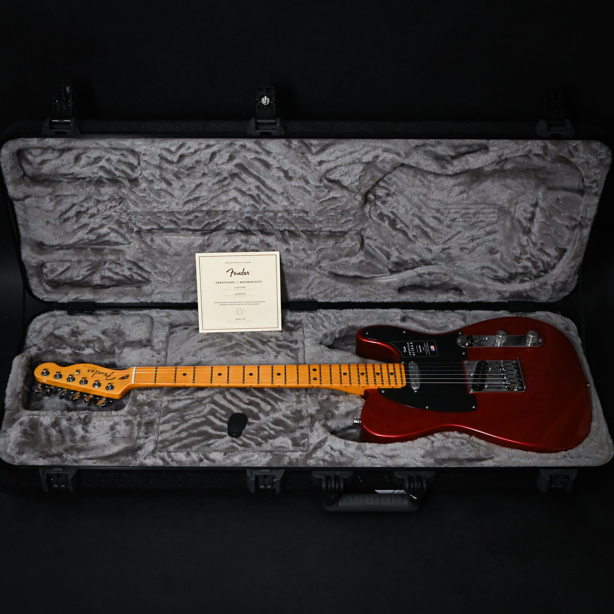 Fender American Ultra II Telecaster w/ Maple Fingerboard- Sinister Red 2026 (US26003469)
