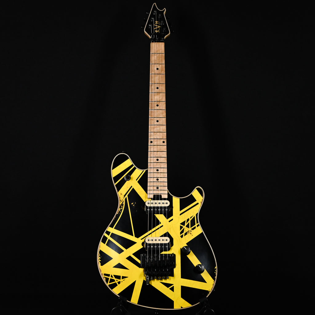 EVH Custom Shop USA Special Edition Wolfgang, Nitro Relic Tour- Black & Yellow Stripes 2026 (WG17876A)