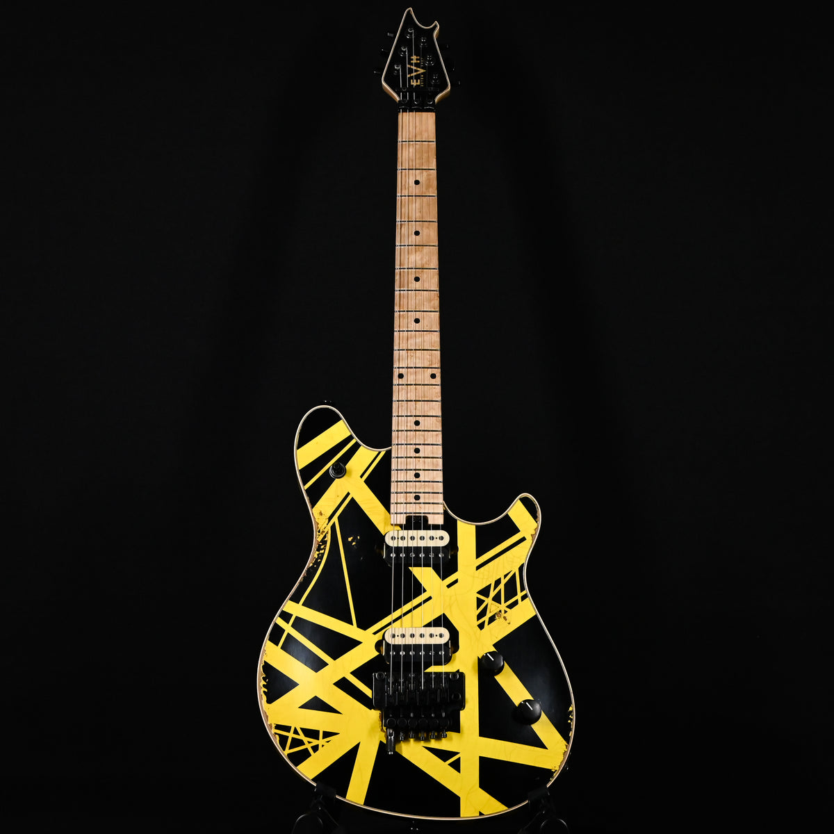 EVH Custom Shop USA Special Edition Wolfgang, Nitro Relic Tour- Black & Yellow Stripes 2026 (WG17876A)