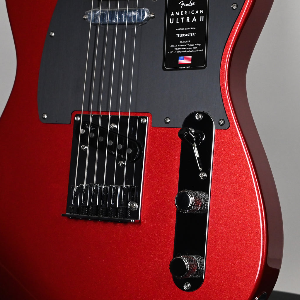 Fender American Ultra II Telecaster w/ Maple Fingerboard- Sinister Red 2026 (US26003469)