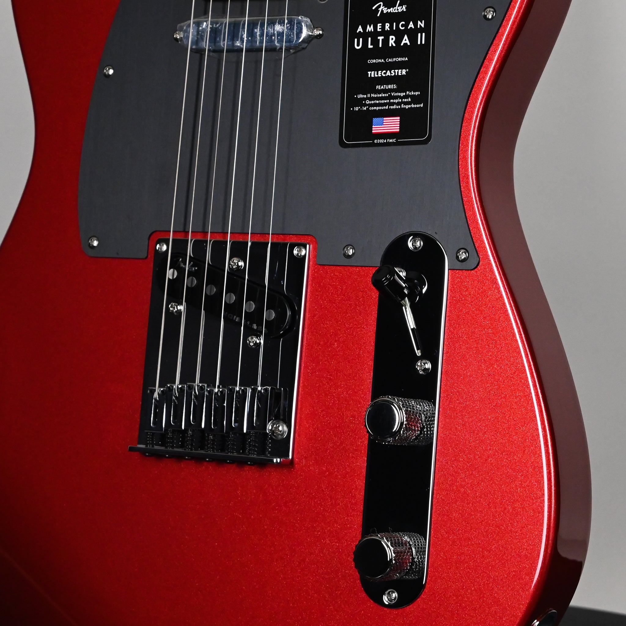 Fender American Ultra II Telecaster w/ Maple Fingerboard- Sinister Red 2026 (US26003469)