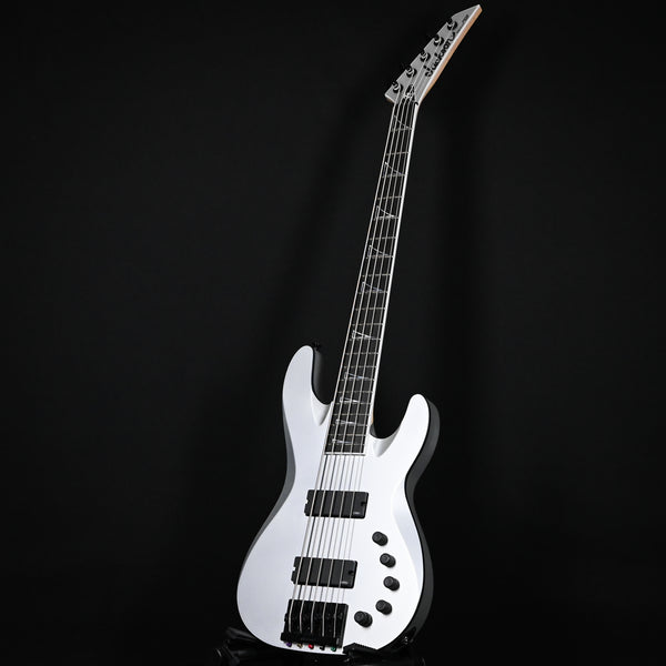 Jackson USA Signature David Ellefson Concert Bass Guitar CB V - Satin Silver (J10983)