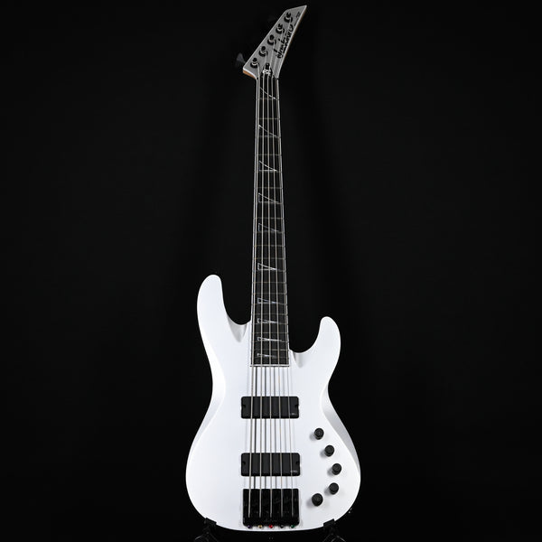 Jackson USA Signature David Ellefson Concert Bass Guitar CB V - Satin Silver (J10983)