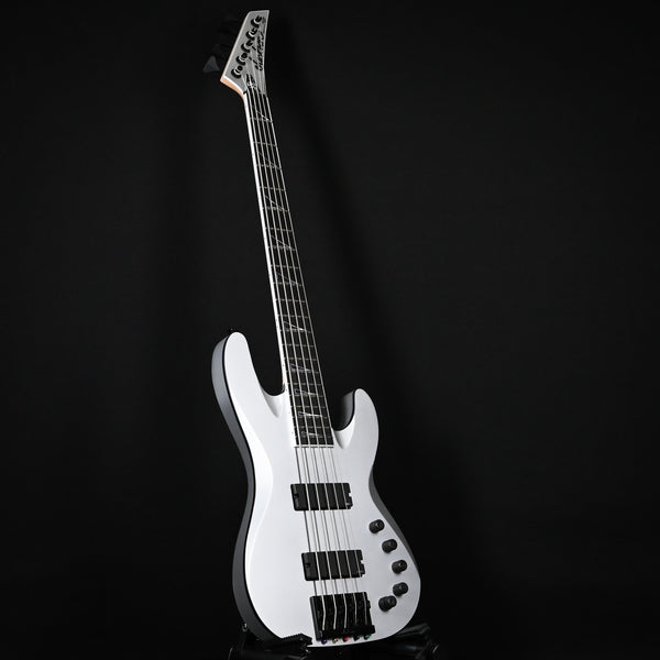 Jackson USA Signature David Ellefson Concert Bass Guitar CB V - Satin Silver (J10983)