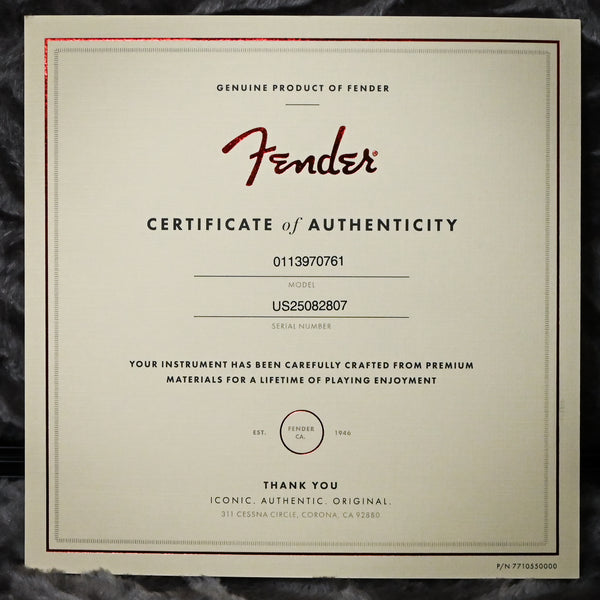 Fender American Professional II Jazzmaster w/ Rosewood Fingerboard- Dark Night 2025 (US25082807)