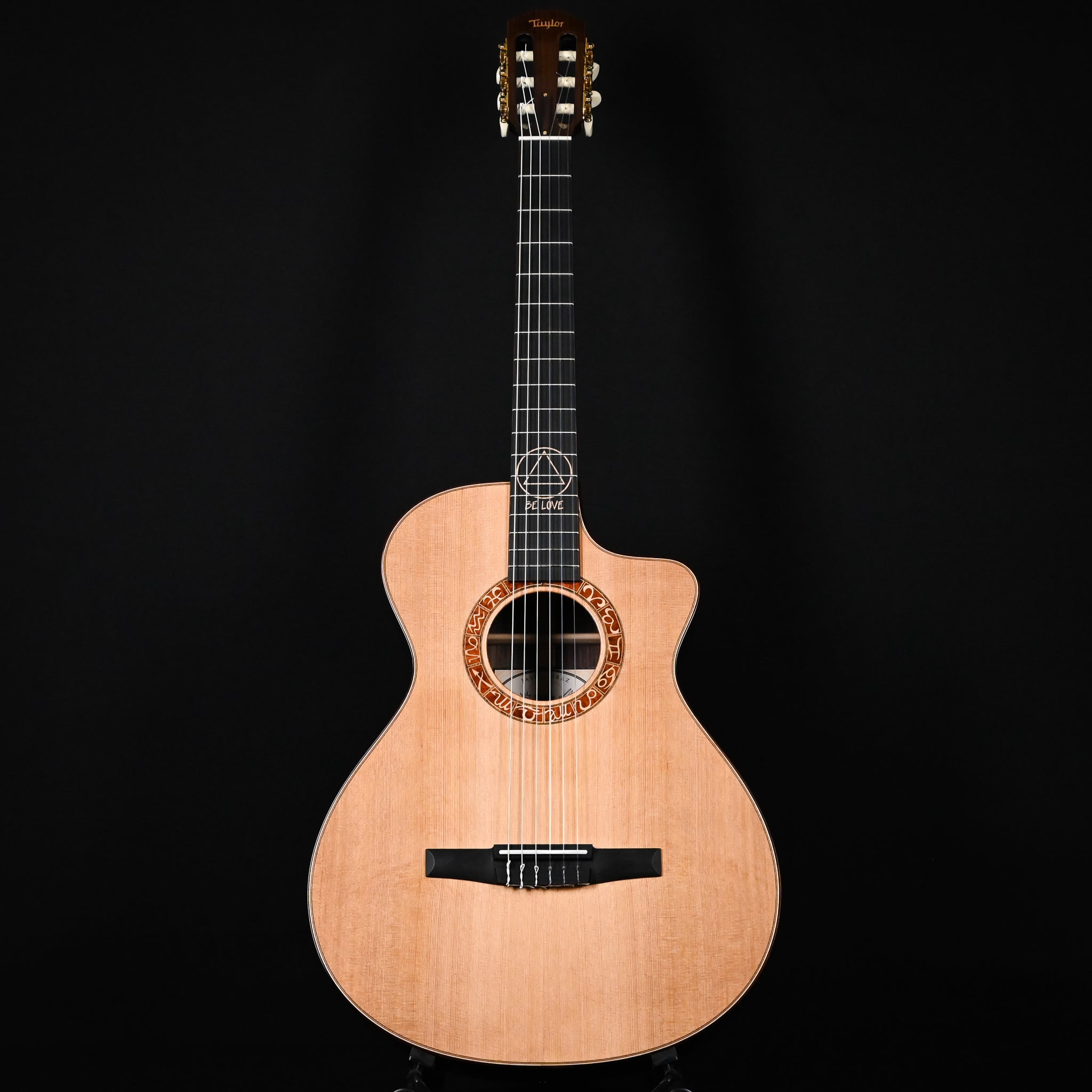 Taylor Jason Mraz Signature Model (JMSM) Nylon w/ Western Red Cedar Top & Indian Rosewood Back and Sides Acoustic-Electric Guitar 2026 (1201146085)