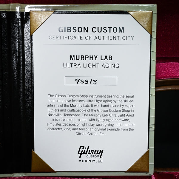 Gibson Custom 1959 Les Paul Standard Reissue Murphy Lab Ultra Light Aged- Sunrise Teaburst (95513)