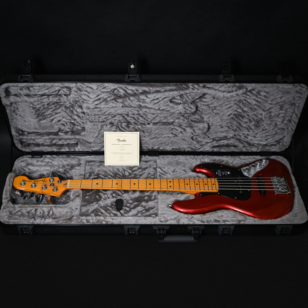 Fender American Ultra II Jazz Bass V w/ Maple Fingerboard- Sinister Red 2026 (US26002589)