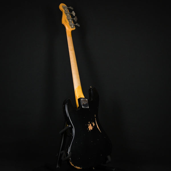 Fender Custom Shop 1962 Jazz Bass Relic Aged Black 2023 (CZ572737)