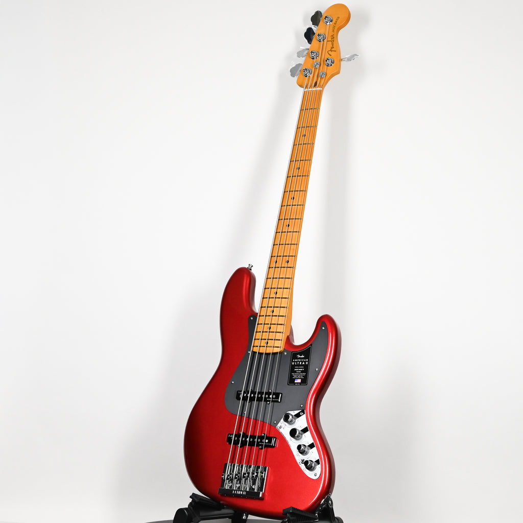 Fender American Ultra II Jazz Bass V w/ Maple Fingerboard- Sinister Red 2026 (US26008841)