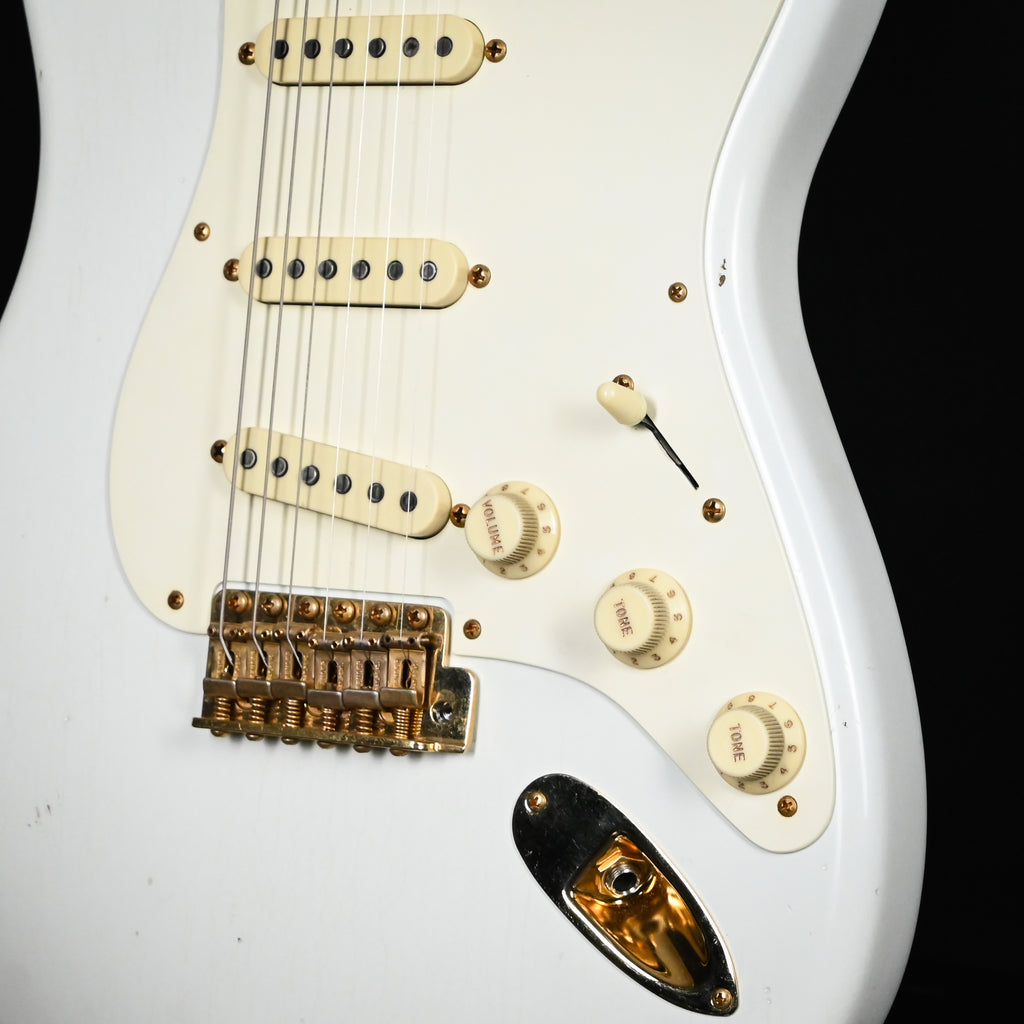 Fender Custom Shop Masterbuilt Yuriy Shishkov Featherweight Stratocaster Journeyman- Olympic White 2026 (R145328) Used – Mint