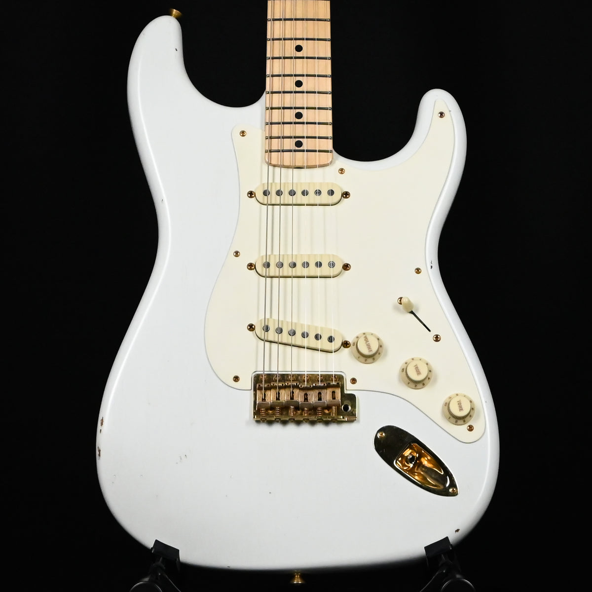 Fender Custom Shop Masterbuilt Yuriy Shishkov Featherweight Stratocaster Journeyman- Olympic White 2026 (R145328) Used – Mint