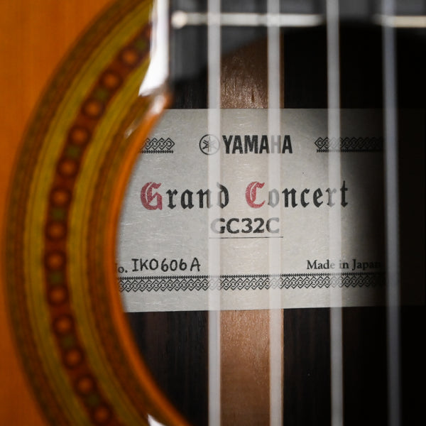 Yamaha GC32C Grand Concert Classical- Natural 2024 (IKO606A)