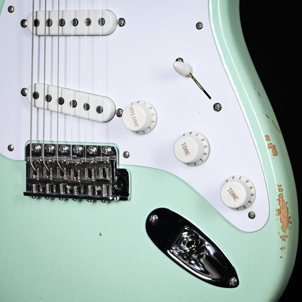 Fender Custom Shop LTD Fat '54 Stratocaster Relic/ Closet Classic- Super Faded Aged Surf Green 2025 (LXX0647)