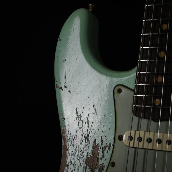 Fender Custom Shop Limited Edition 1962 Stratocaster w/ Handwound 60/63 Pickups, Heavy Relic- Aged Surf Green 2025 (CZ589616)