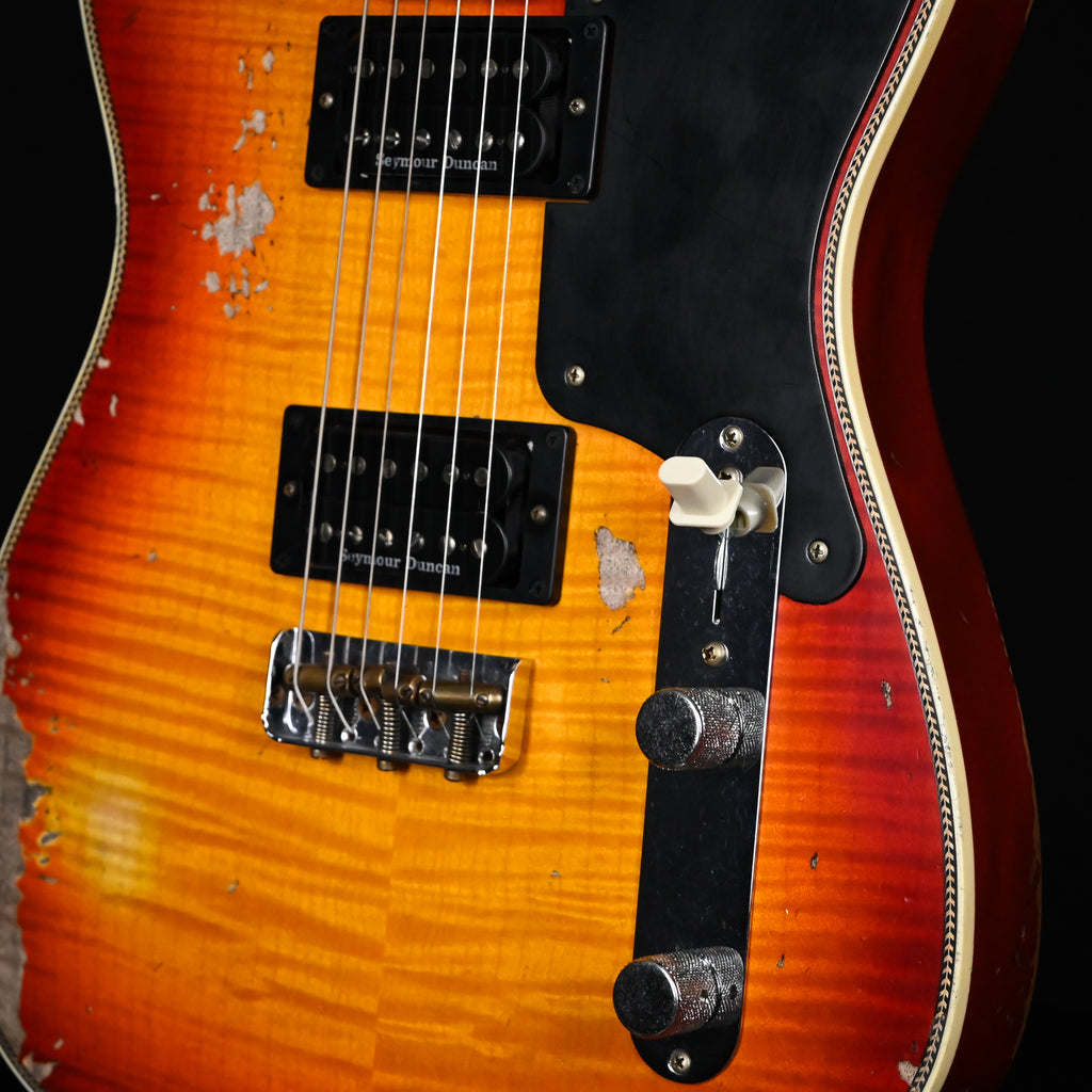 Fender Custom Shop Limited Edition Artisan Flame Maple Top Telecaster, Heavy Relic- Super Aged Cherry Sunburst 2026 (CZ591418) Summer Event Special Run