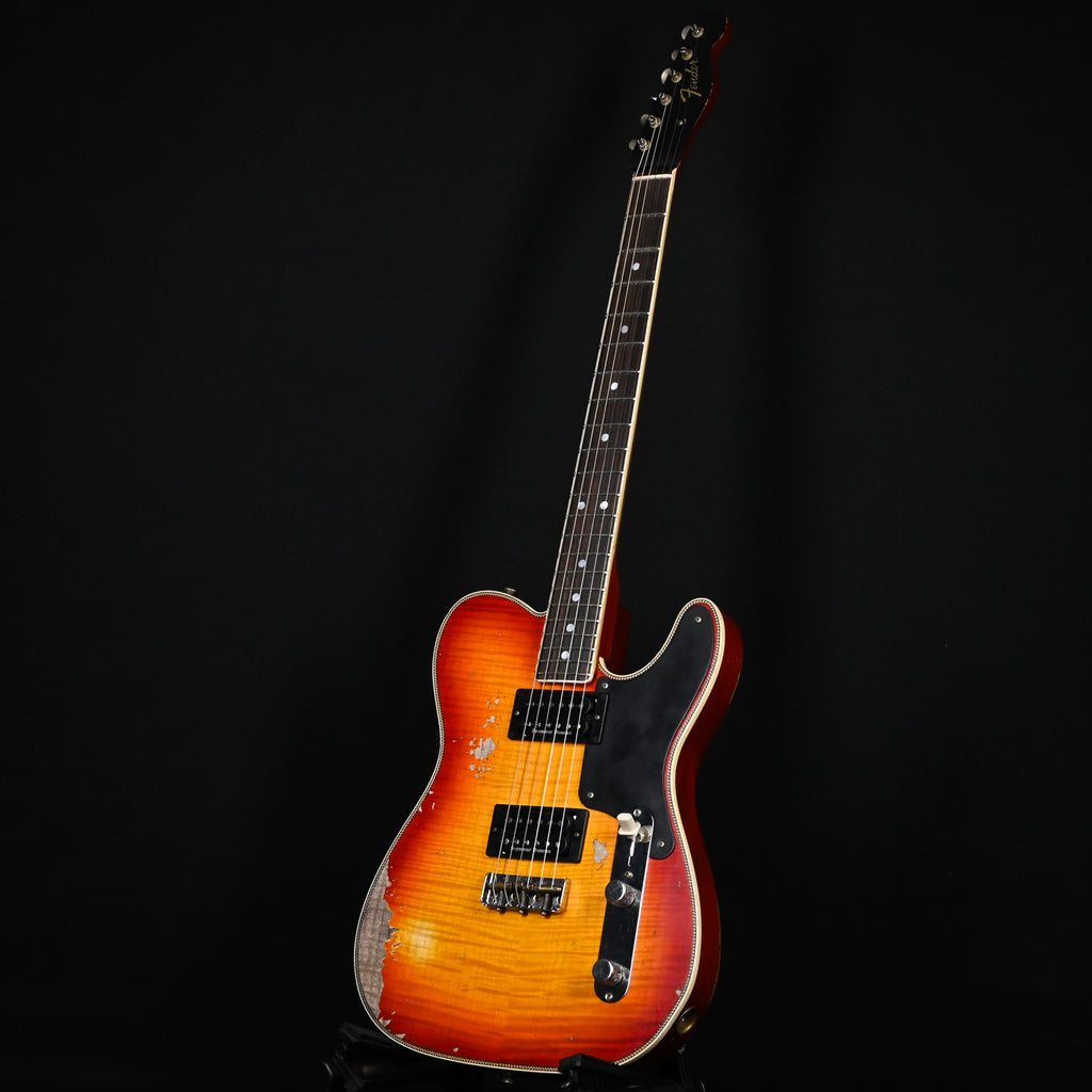 Fender Custom Shop Limited Edition Artisan Flame Maple Top Telecaster, Heavy Relic- Super Aged Cherry Sunburst 2026 (CZ591418) Summer Event Special Run