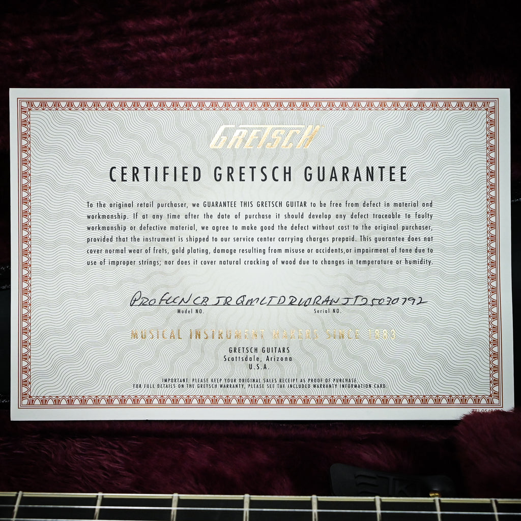 Gretsch Limited Edition Falcon Center Block Jr. w/ Bigsby & Quilted Maple- Roundup Orange 2025 (JT25030792)