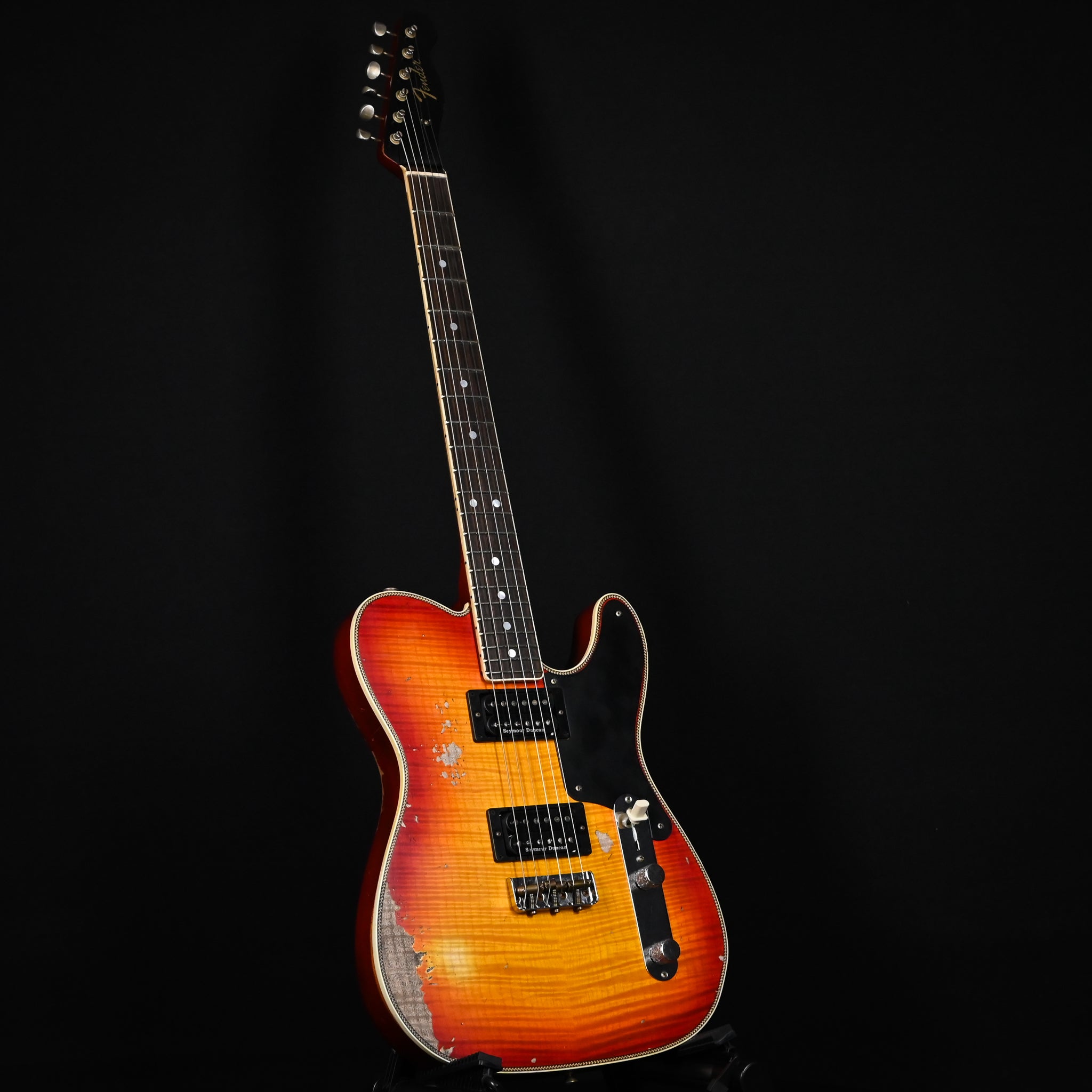 Fender Custom Shop Limited Edition Artisan Flame Maple Top Telecaster, Heavy Relic- Super Aged Cherry Sunburst 2026 (CZ591418) Summer Event Special Run