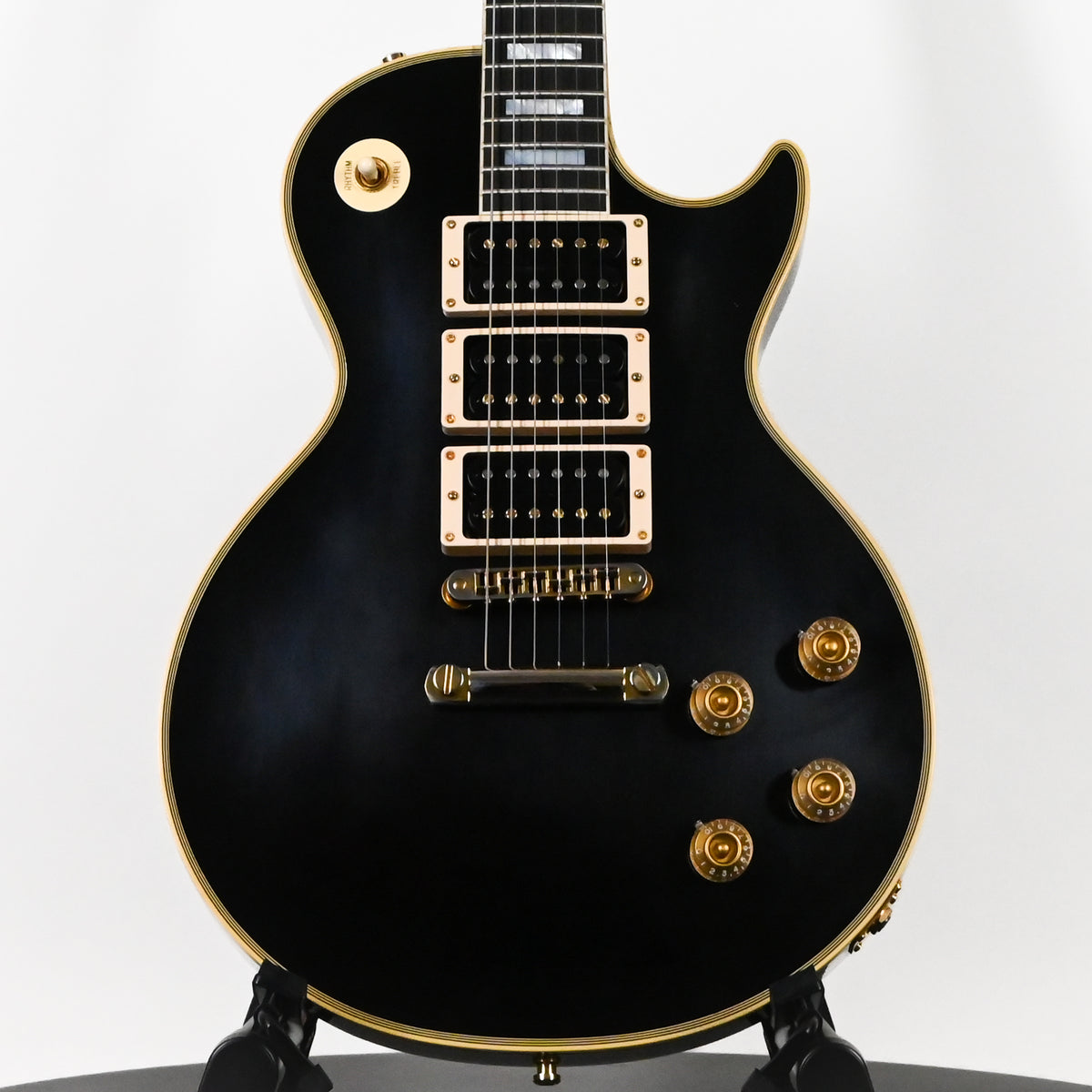 Gibson Custom Peter Frampton "Phenix" Inspired Les Paul Custom VOS- Ebony 2023 (CS302362)