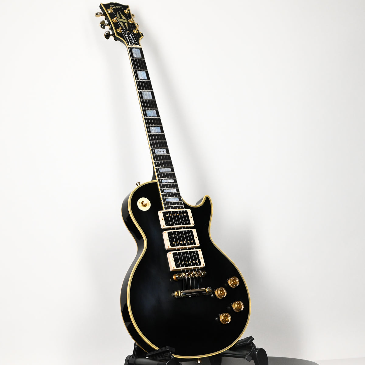 Gibson Custom Peter Frampton "Phenix" Inspired Les Paul Custom VOS- Ebony 2023 (CS302362)