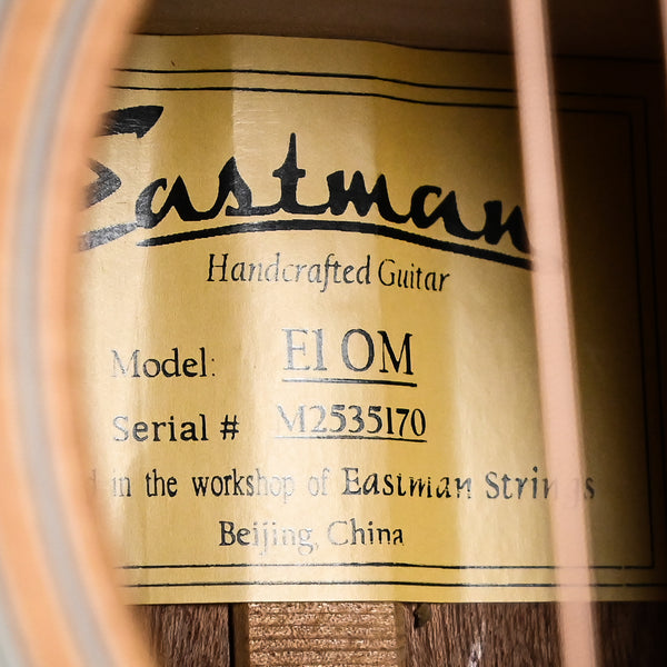 Eastman E1 OM Acoustic Guitar (M2535170)