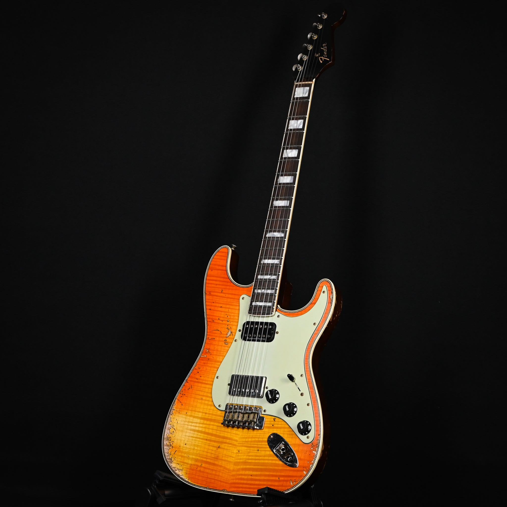 Fender Custom Shop Limited Edition Artisan Flame Maple Top Stratocaster, Relic- Super Aged Honey Burst 2026 (CZ591508) Summer Event Special Run