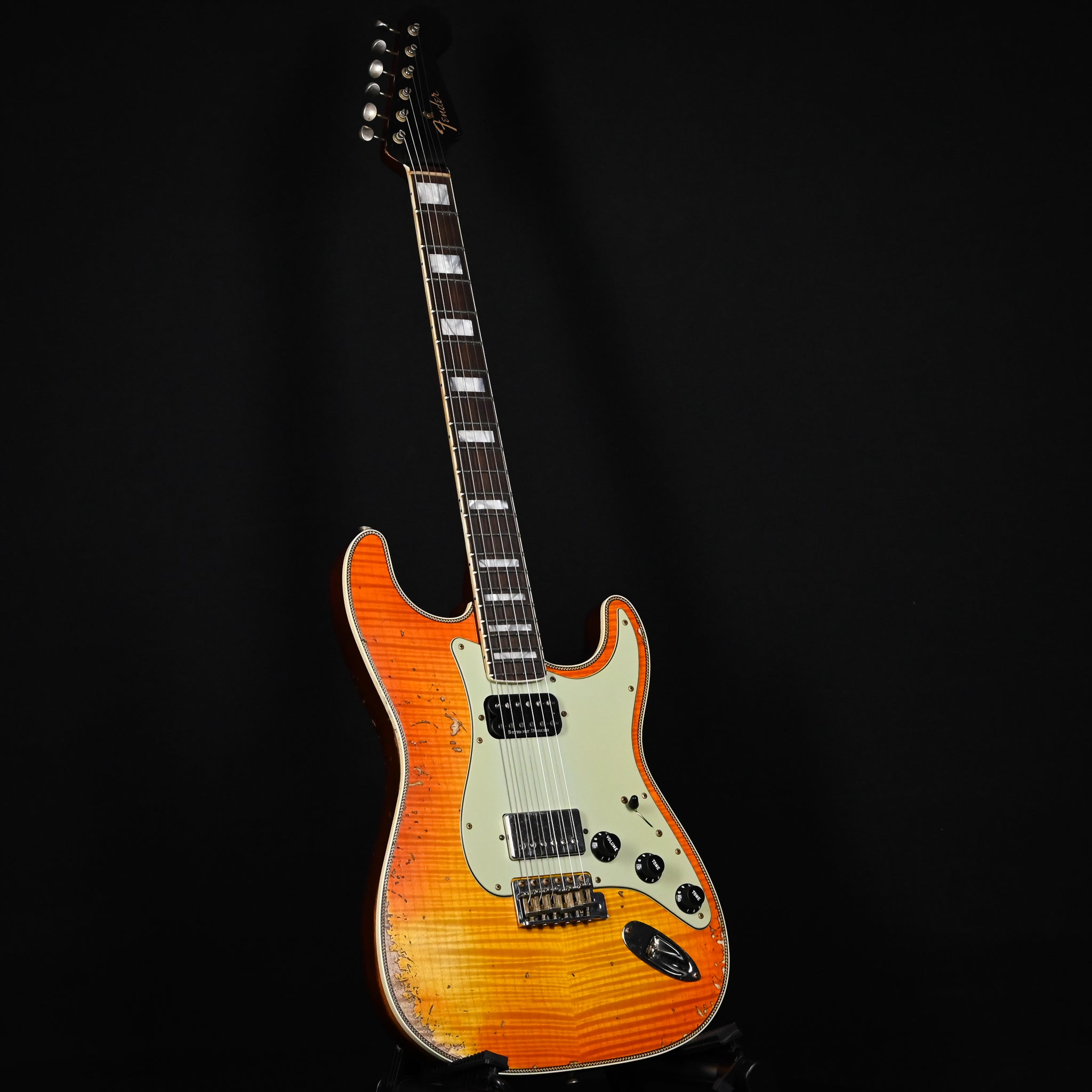 Fender Custom Shop Limited Edition Artisan Flame Maple Top Stratocaster, Relic- Super Aged Honey Burst 2026 (CZ591508) Summer Event Special Run