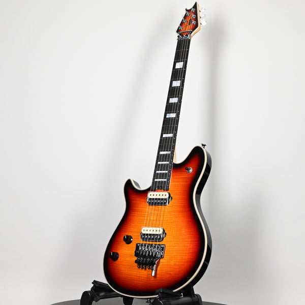 EVH Wolfgang USA Left-Handed w/ Ebony Fingerboard Electric Guitar- 3 Tone Sunburst 2025 (WG15975A)