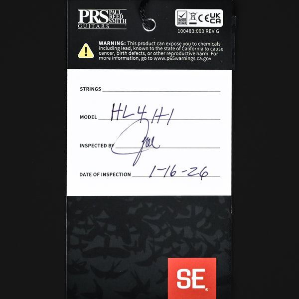 PRS SE Chleo Herman Li Signature- Charcoal Purple Burst 2026 (CTIH068665)