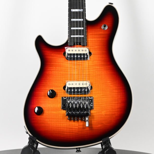 EVH Wolfgang USA Left-Handed w/ Ebony Fingerboard Electric Guitar- 3 Tone Sunburst 2025 (WG15975A)