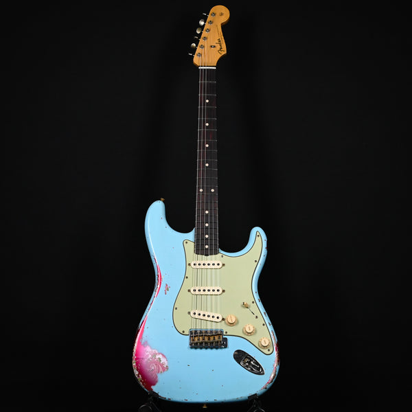 Fender Custom Shop 1962 Stratocaster Heavy Relic- Daphne Blue/ Pink Paisley 2024 (R132444)