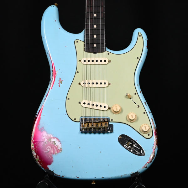 Fender Custom Shop 1962 Stratocaster Heavy Relic- Daphne Blue/ Pink Paisley 2024 (R132444)