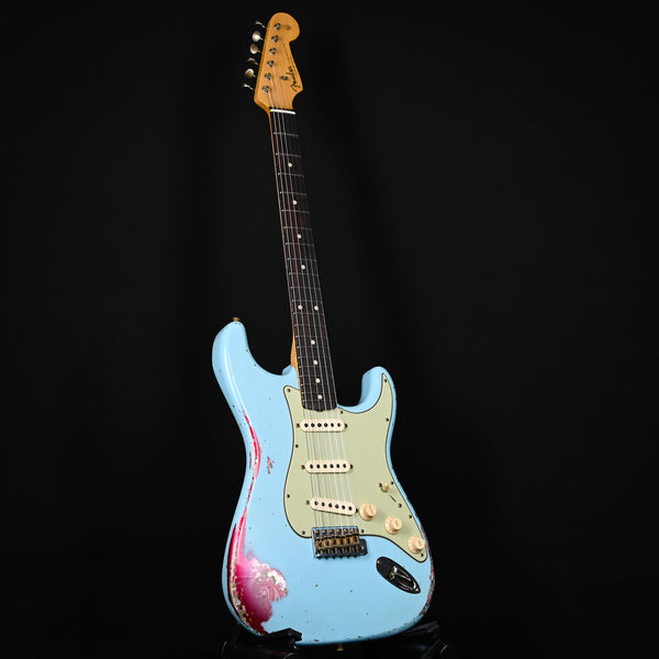 Fender Custom Shop 1962 Stratocaster Heavy Relic- Daphne Blue/ Pink Paisley 2024 (R132444)