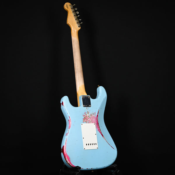 Fender Custom Shop 1962 Stratocaster Heavy Relic- Daphne Blue/ Pink Paisley 2024 (R132444)