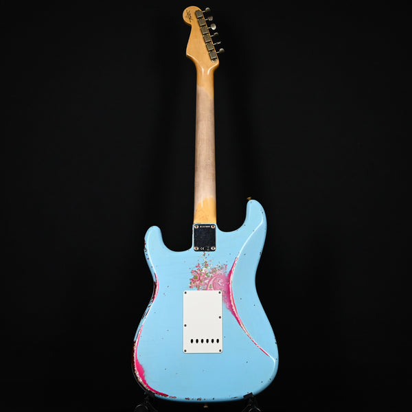 Fender Custom Shop 1962 Stratocaster Heavy Relic- Daphne Blue/ Pink Paisley 2024 (R132444)