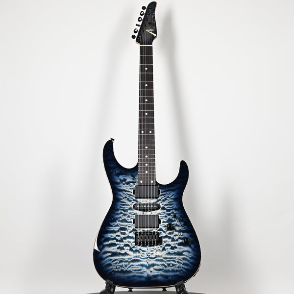 Tom Anderson Custom Angel Electric Guitar- Natural Arctic Blue Burst w/ Binding 2025 (09-05-25P)