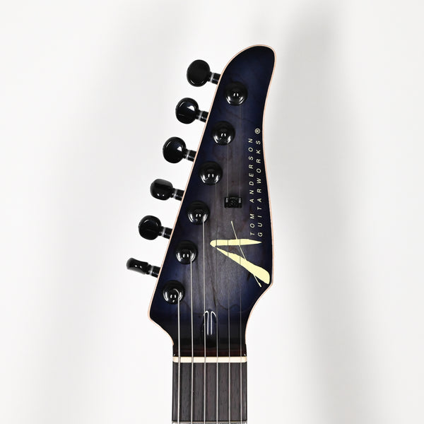 Tom Anderson Custom Angel Electric Guitar- Natural Arctic Blue Burst w/ Binding 2025 (09-05-25P)