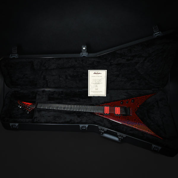 Jackson Custom Shop USA Special Edition King V- Red Crackle (J11074)