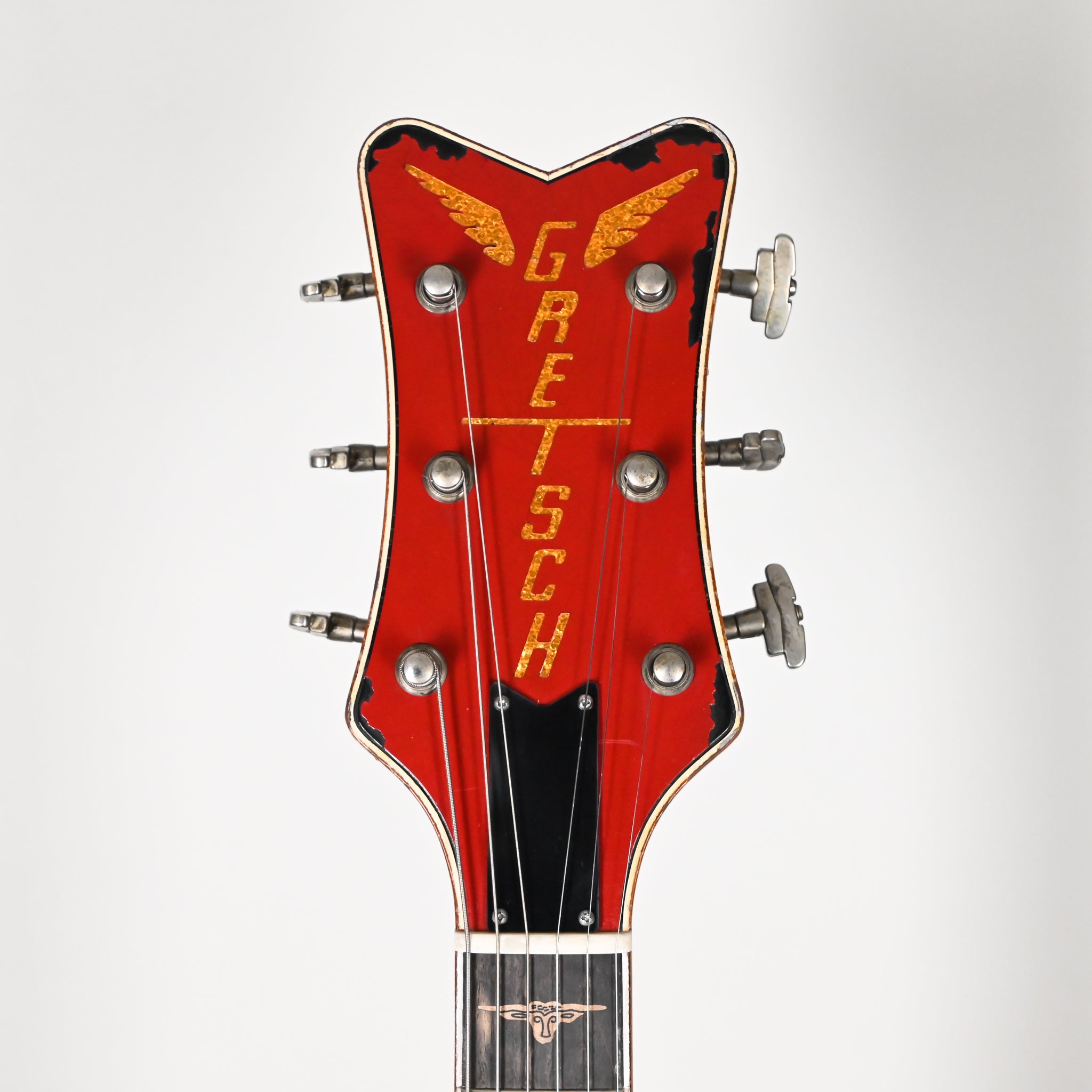 Gretsch Custom Shop USA Masterbuilt Chad Henrichsen 1955 Penguin Heavy Relic- Firebird Red over Black 2025 (UC25113955)