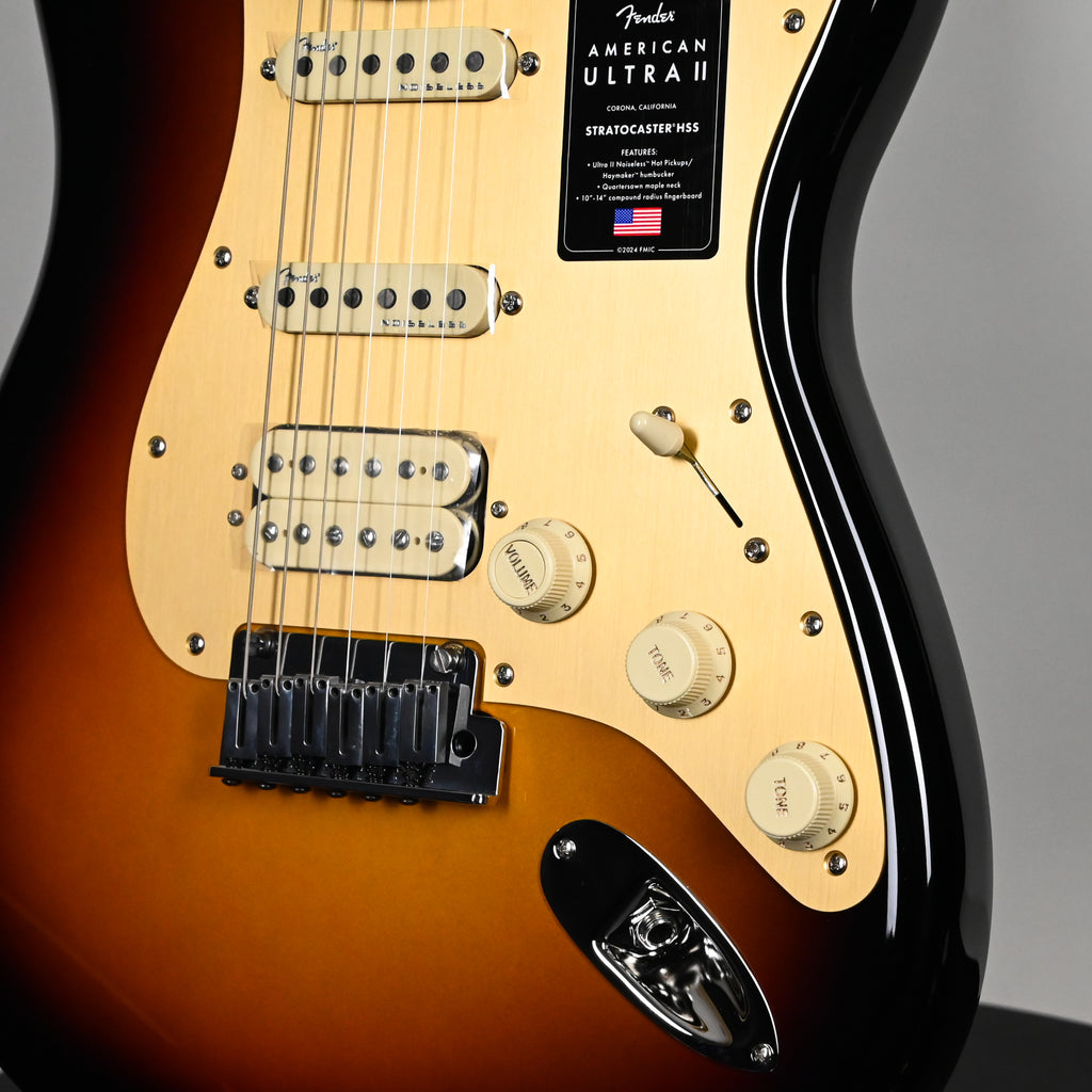 Fender American Ultra II Stratocaster HSS w/ Ebony Fingerboard- Ultraburst 2026 (US26009174)