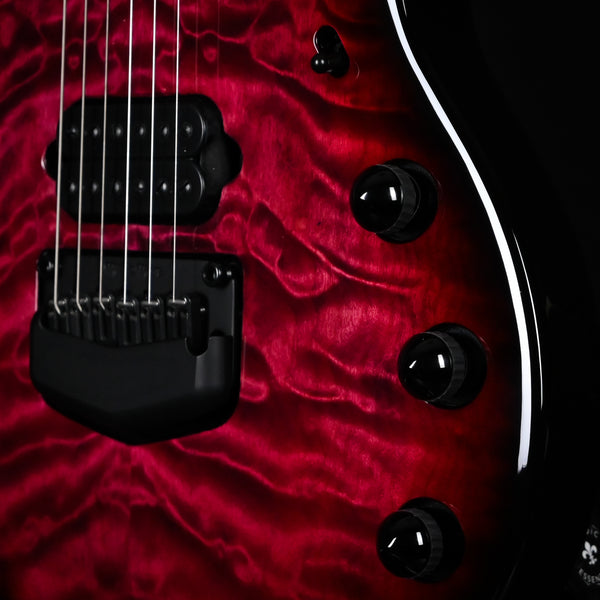 Ernie Ball Music Man Ball Family Reserve Majesty 6-String w/ Quilt Maple Top (60/100)- Red Nebula (M018992)