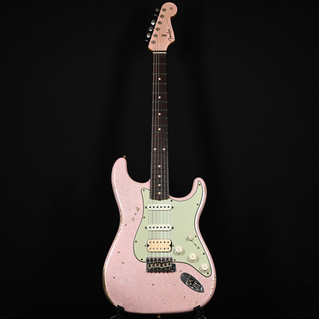 Fender Custom Shop '62 Stratocaster HSS w/ Painted Headcap, Relic- Shell Pink Sparkle 2026 (R150304)