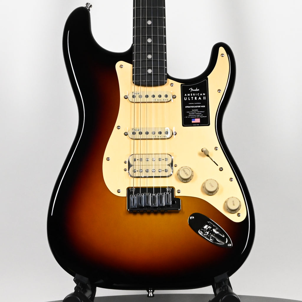 Fender American Ultra II Stratocaster HSS w/ Ebony Fingerboard- Ultraburst 2026 (US26009174)