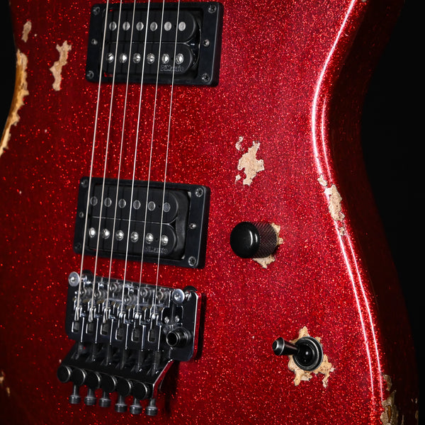 Jackson Custom Shop USA Special Edition San Dimas Nitro Tour Relic- Red Sparkle Mojo 2025 (XN19211)