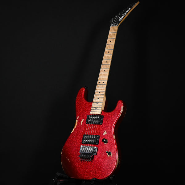 Jackson Custom Shop USA Special Edition San Dimas Nitro Tour Relic- Red Sparkle Mojo 2025 (XN19211)