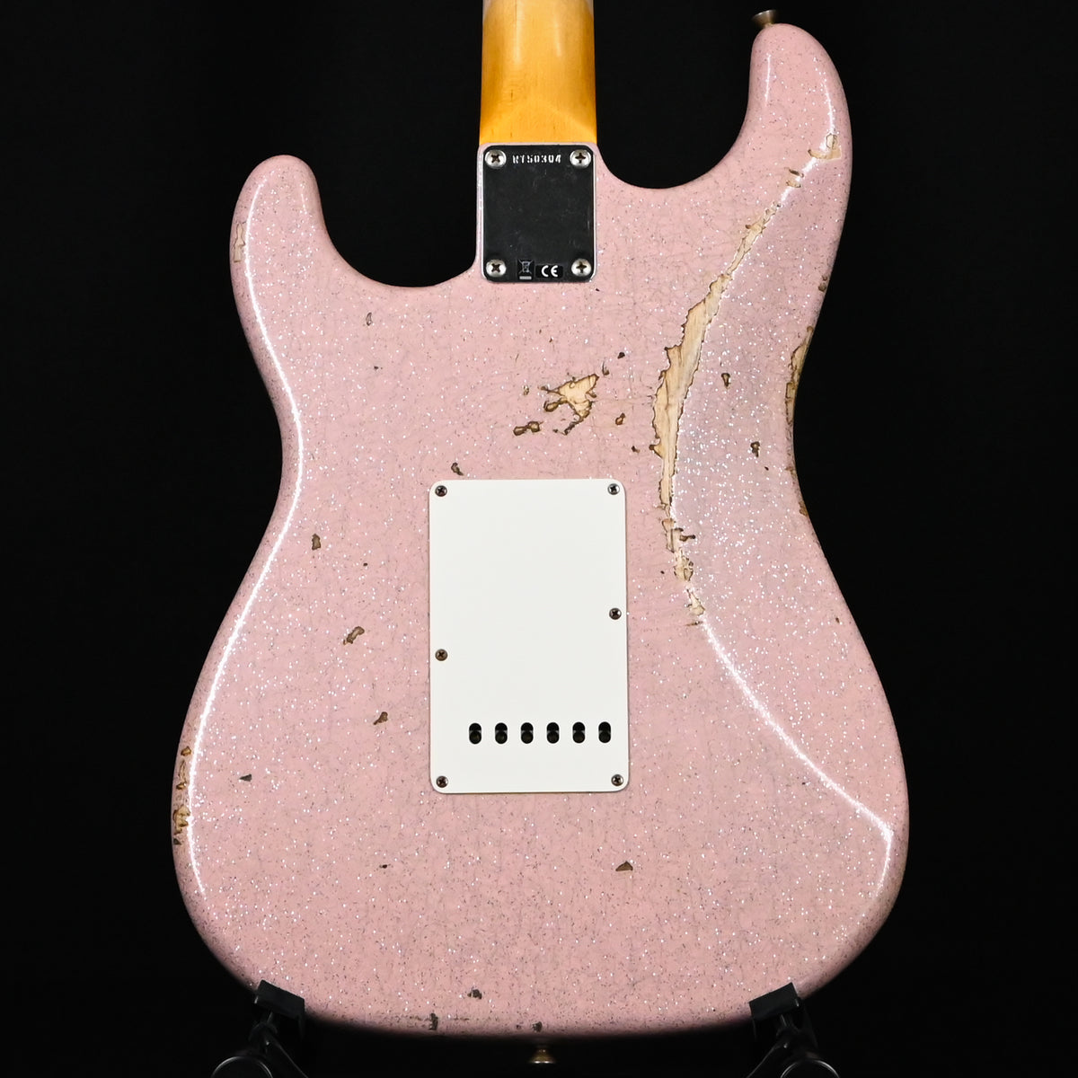 Fender Custom Shop '62 Stratocaster HSS w/ Painted Headcap, Relic- Shell Pink Sparkle 2026 (R150304)