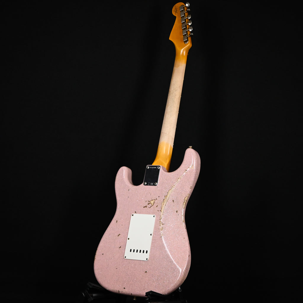Fender Custom Shop '62 Stratocaster HSS w/ Painted Headcap, Relic- Shell Pink Sparkle 2026 (R150304)